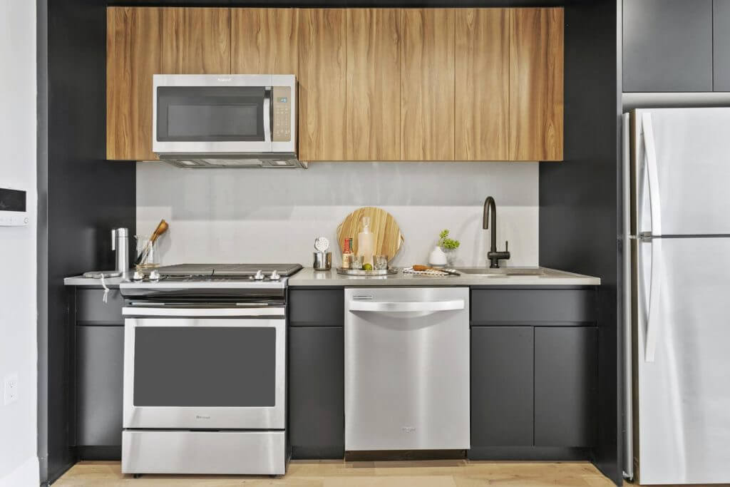 Bridgeline329E132ndStreetBronxKitchen1Print_lg Modern Kitchen with Stainless Steel Appliances